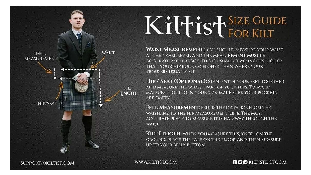 how to measure a kilt
