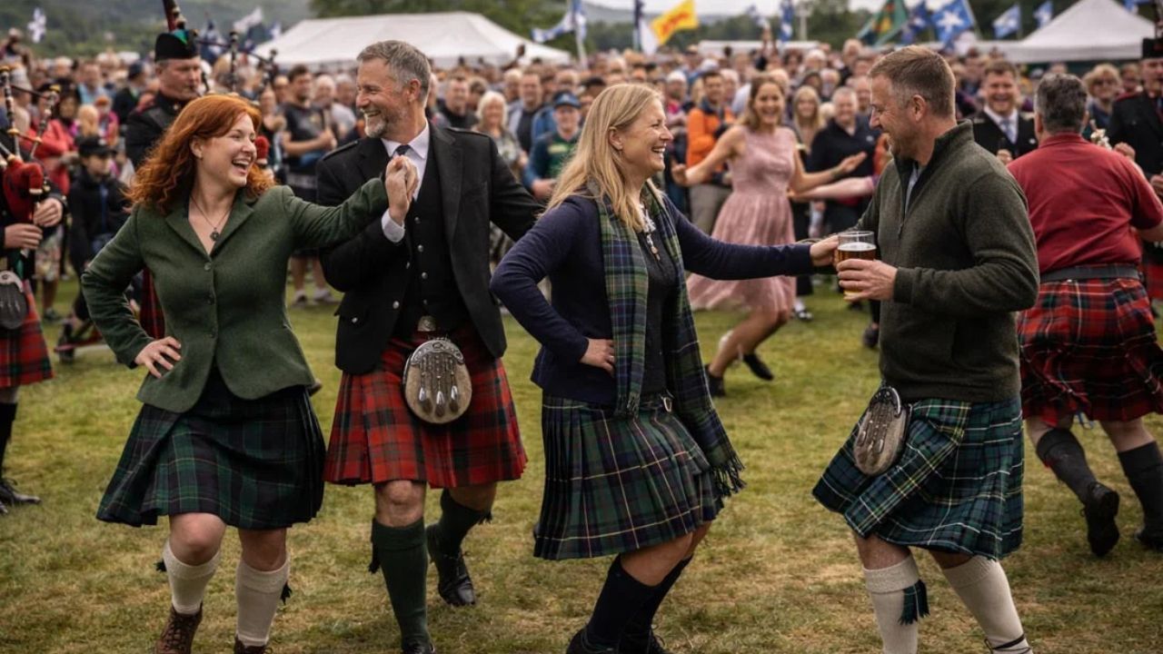  Kilts at Wigtown Book Festival