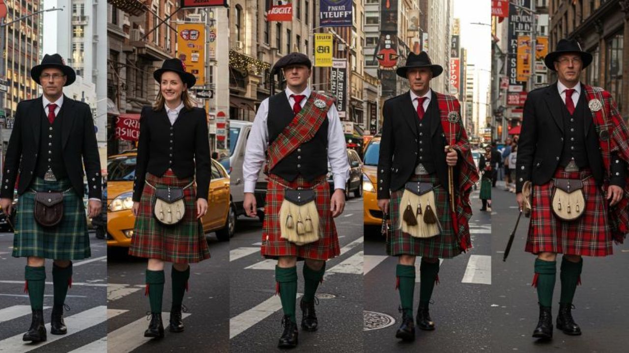  Kilts at Scotland’s National Book Town