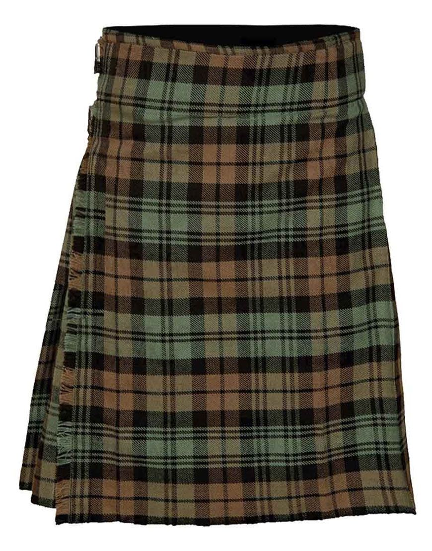 Black Watch Weathered Tartan kilt 