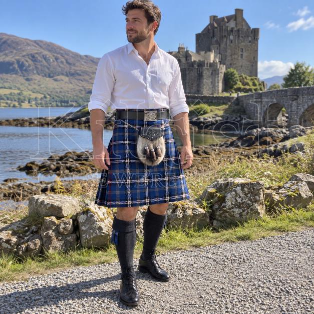 Alan Stone Family Tartan Kilt for Men
