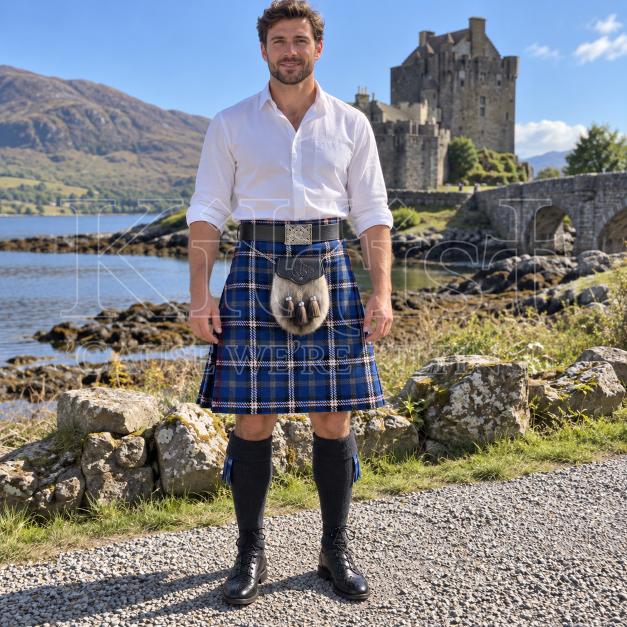 Alan Stone Family (Personal) Tartan Kilt for Men