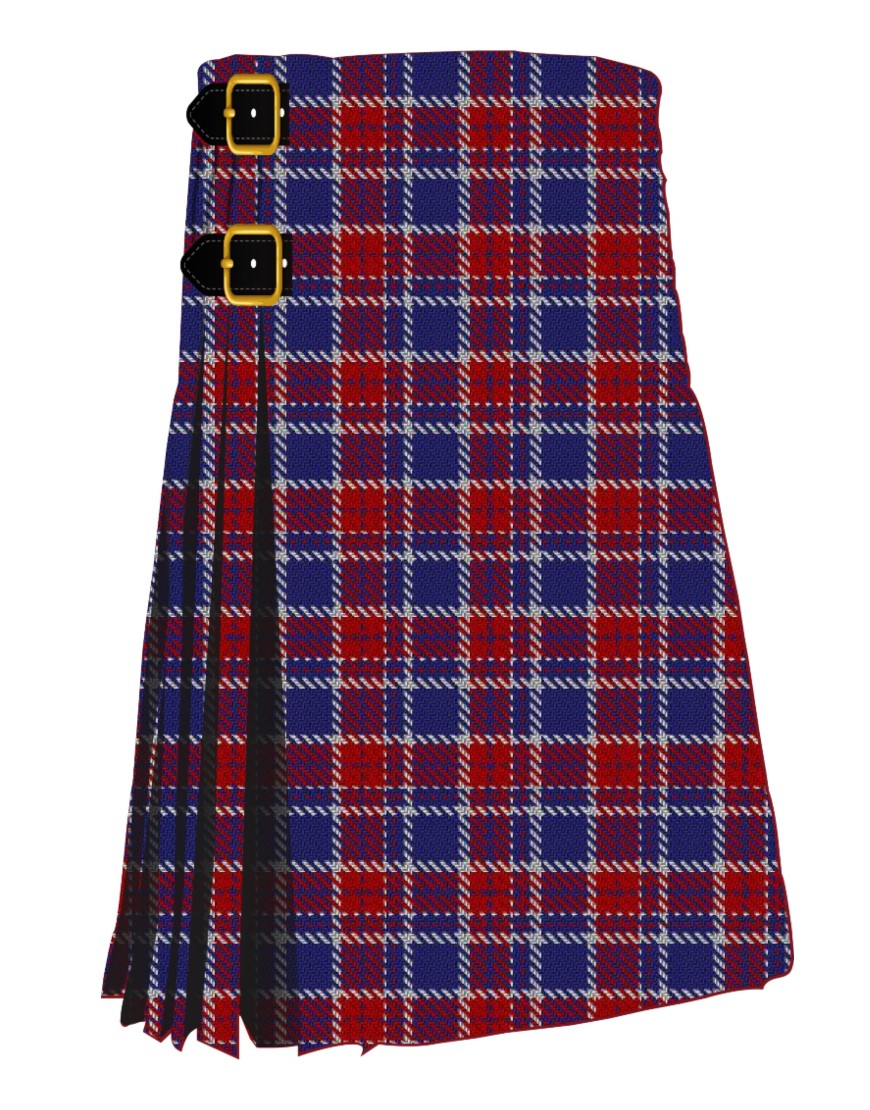 America (Eagle version) Tartan Kilt