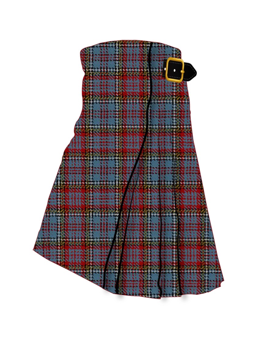 Anderson Red (Westwood) (Estimated threadcount) Tartan Kilt