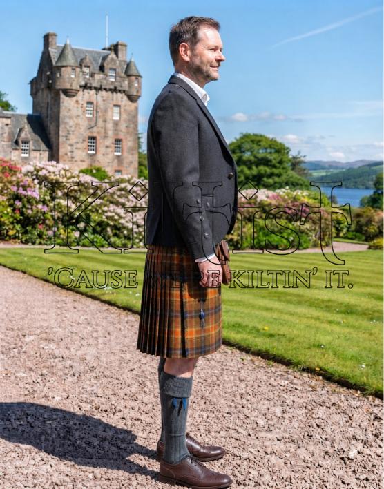 Angel's Share Tartan Kilt for Men