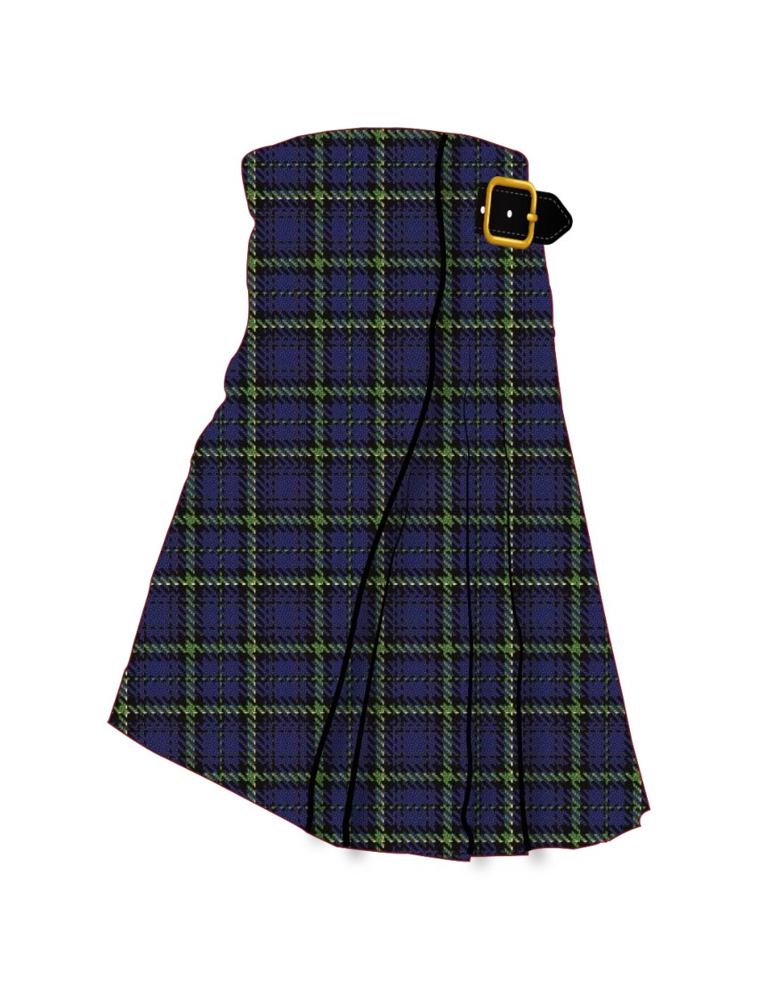 Angove, the Black Swan Tartan Kilt
