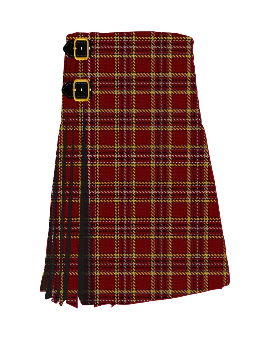 Anthony Plaid, Red Tartan Kilt