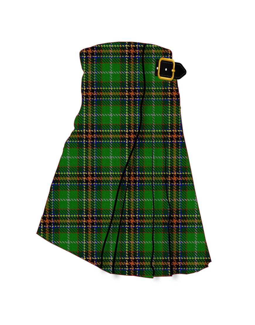 Appalachian Saint Andrew's Pipes and Drums Tartan Kilt