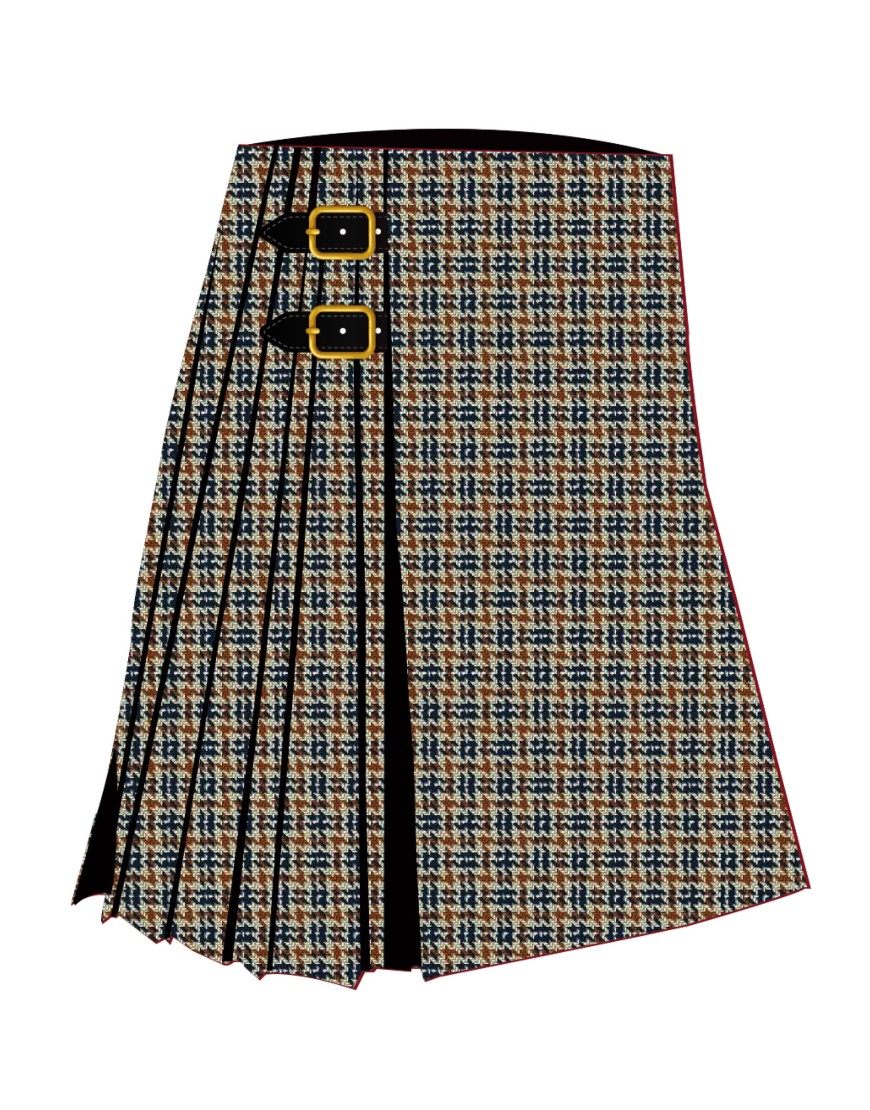 Apprentice Aquascutum 2017 Tartan Kiltof Derry Tartan Kilt Side