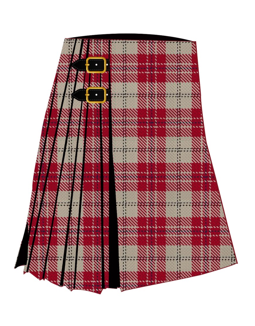 Arduaine Red Tartan Kilt