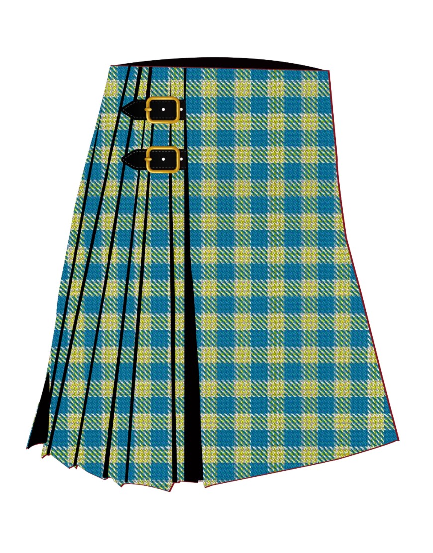Argentine Flag Tartan Kilt