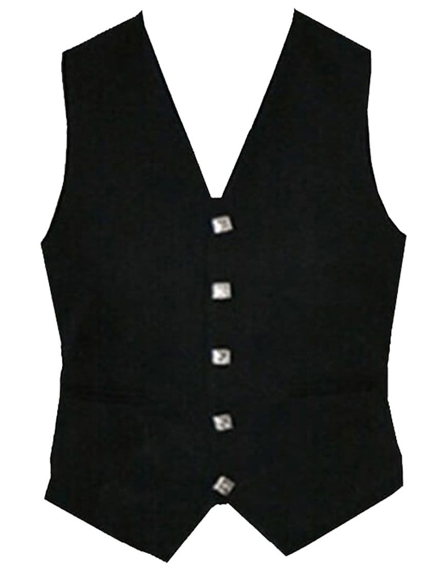 Argyll Black Polly Wool Jacket with VestArgyll Black Polly Wool Jacket with Vest