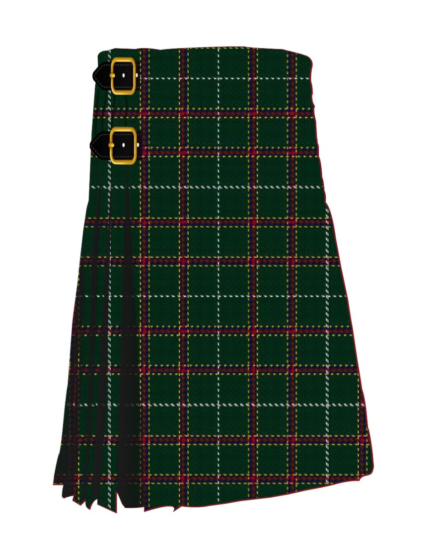 Asher (Personal) Tartan Kilt Side