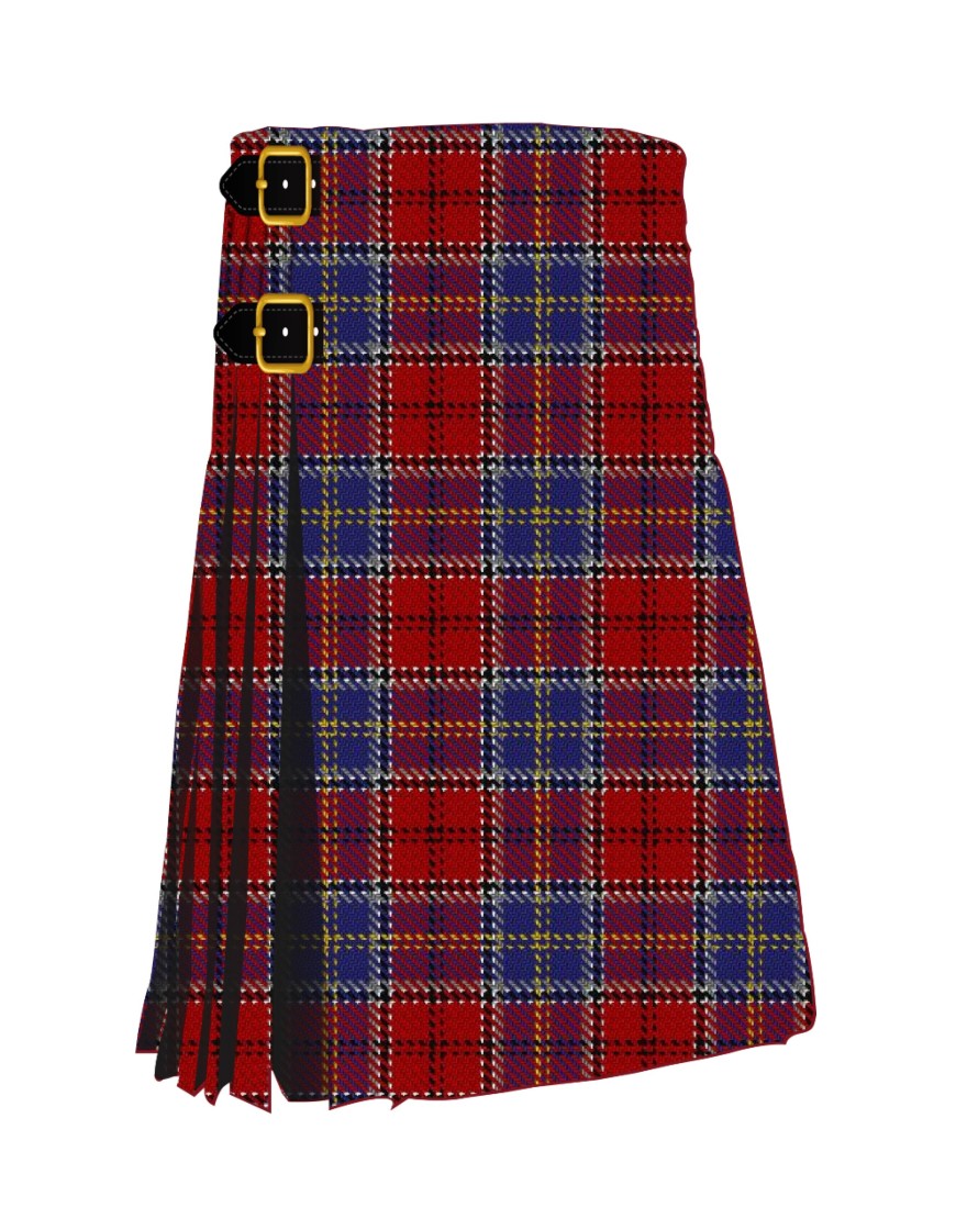 Asman Red (Personal) Tartan Kilt