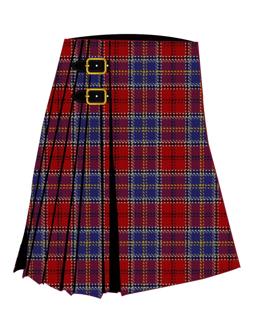 Asman Red (Personal) Tartan Kilt