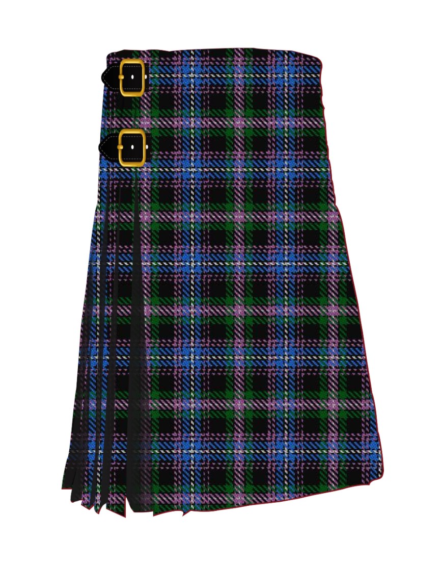 Auld Lang Syne Blue Tartan Kilt