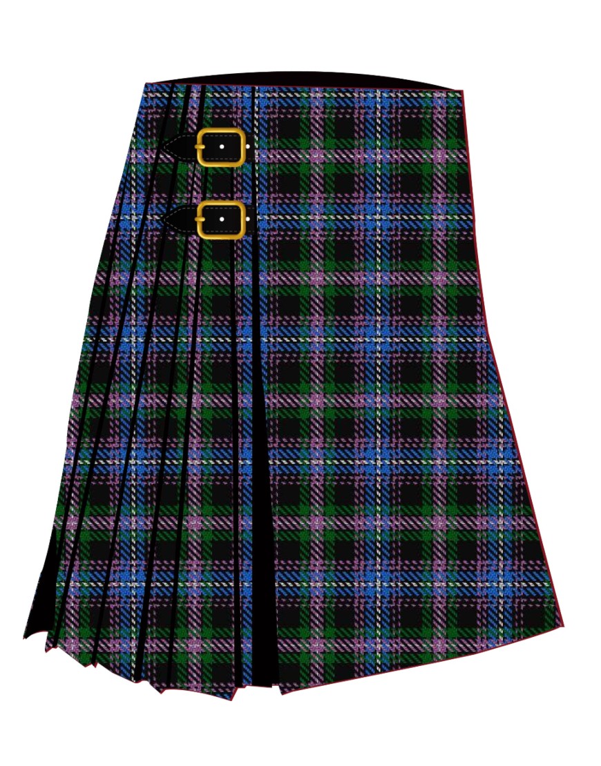 Auld Lang Syne Blue Tartan Kilt