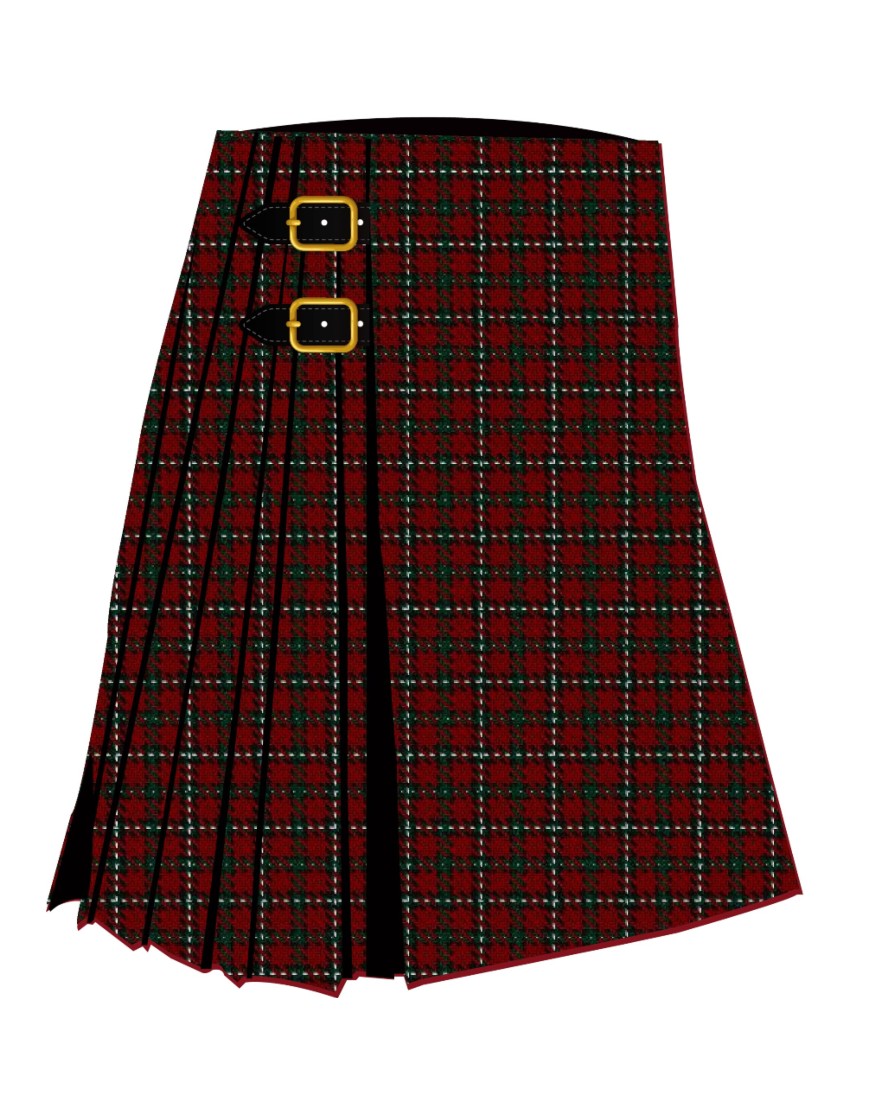 Bacon, Red Tartan Kilt