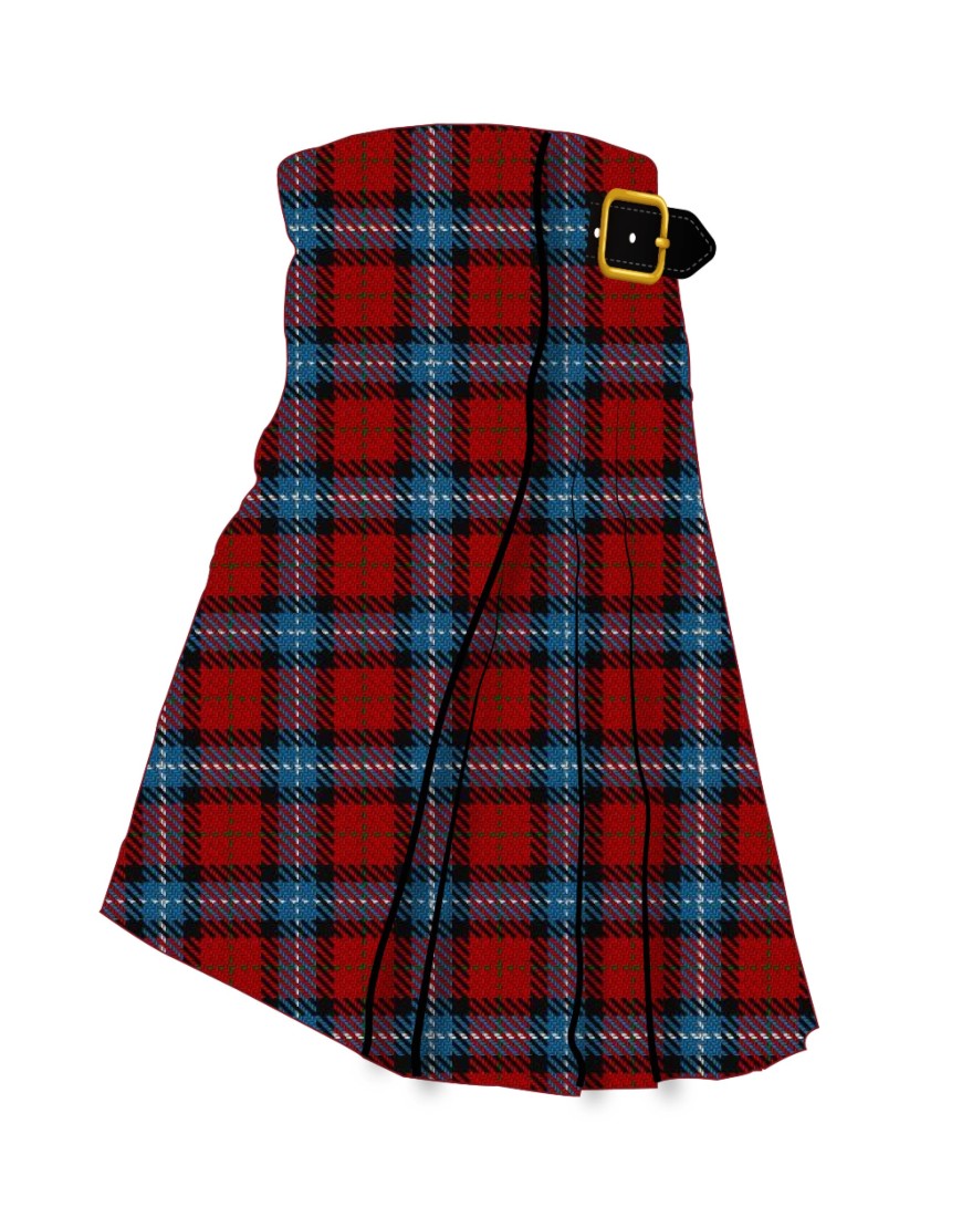 Baillie of Polkemmet Red Tartan Kilt