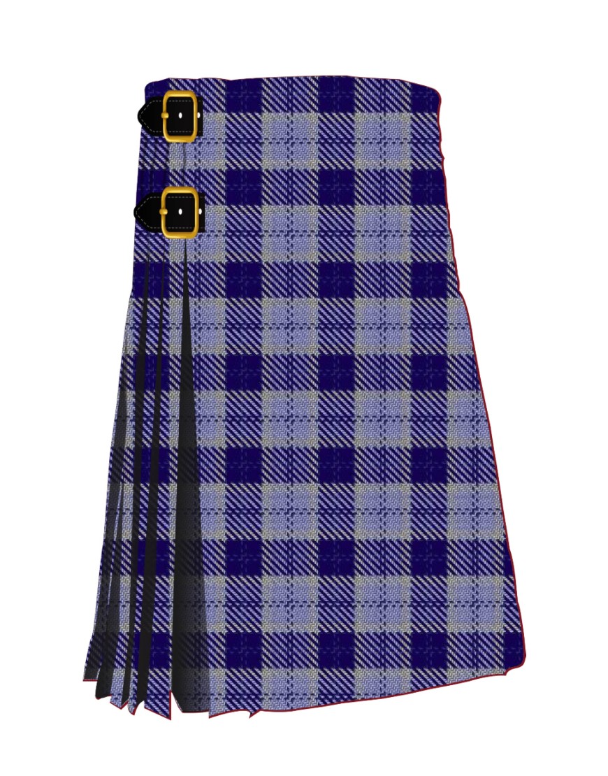 Bannockbane Blue #2 Tartan Kilt