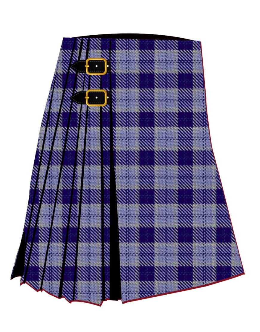 Bannockbane Blue #2 Tartan Kilt