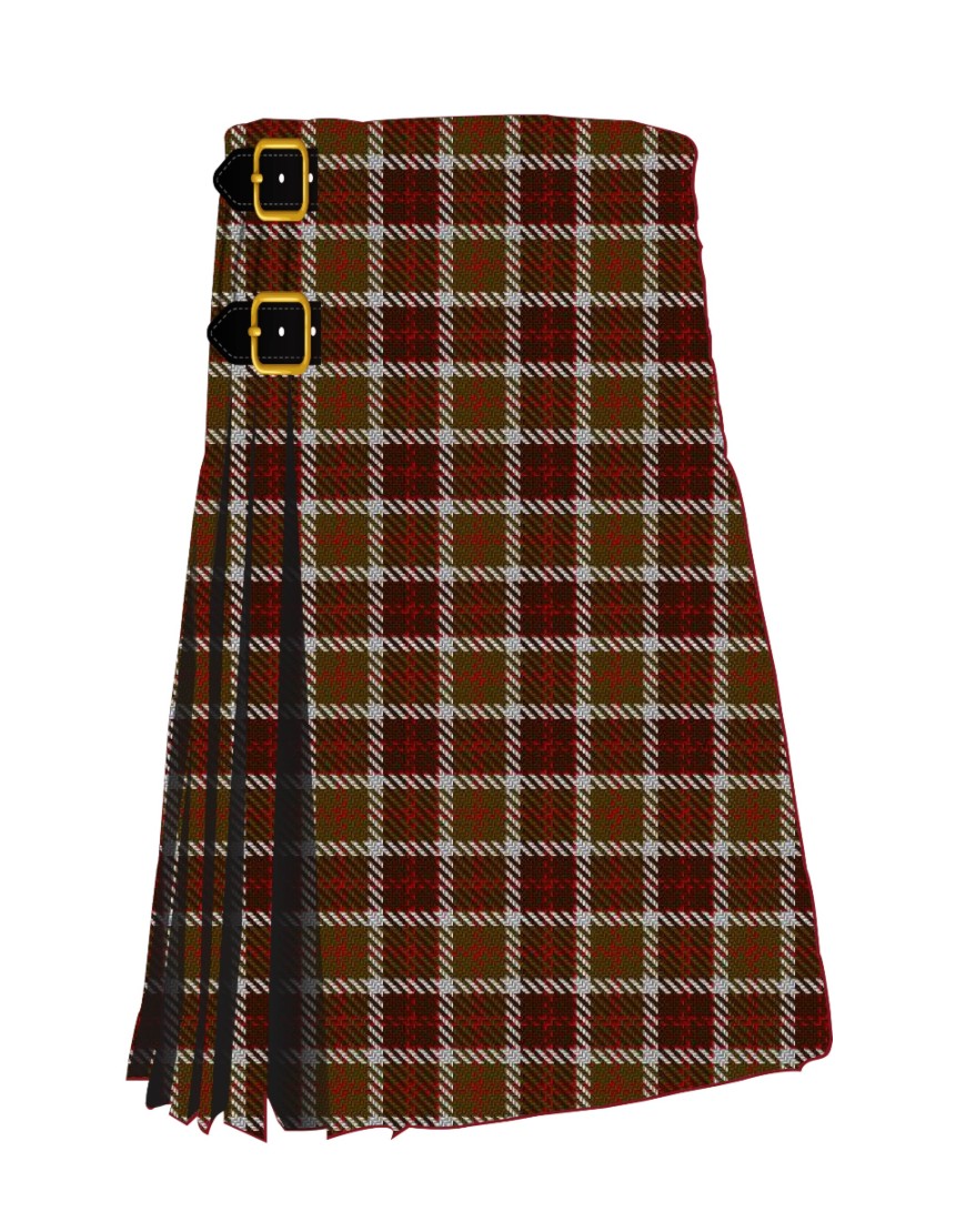 Bannockbane Brown #1 Tartan Kilt