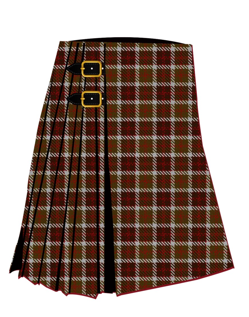 Bannockbane Brown #1 Tartan Kilt
