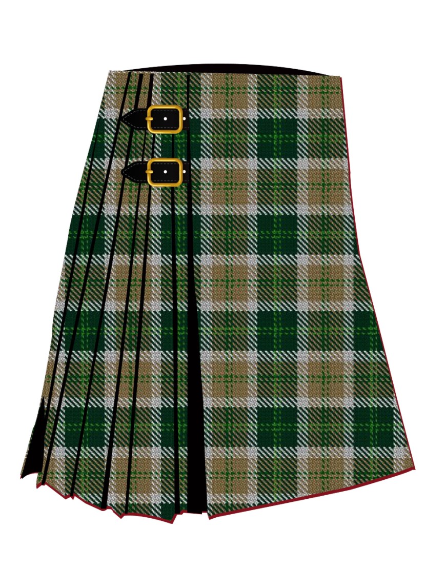 Bannockbane Dark Green Tartan Kilt