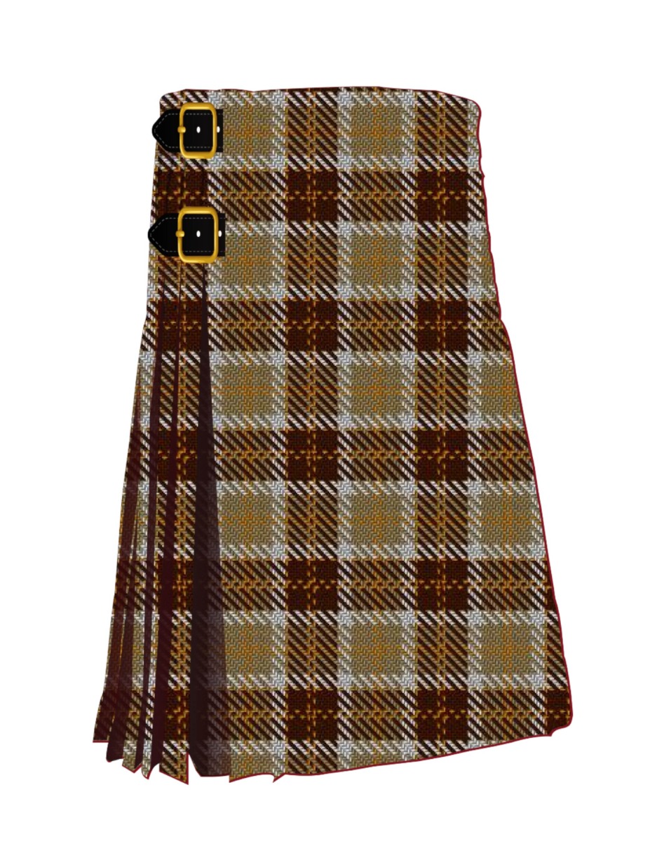 Bannockbane Orange Stripes Kilt