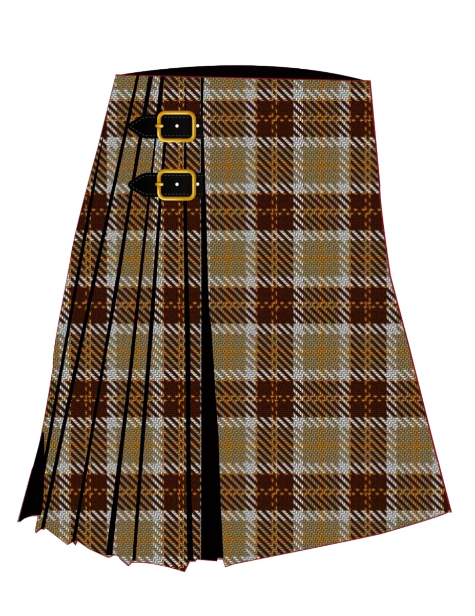 Bannockbane Orange Stripes Kilt