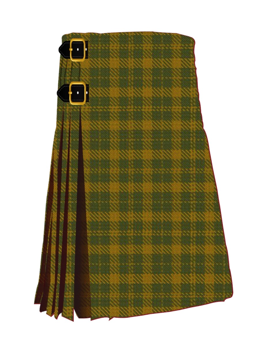 Barbie's Moss Plaid (Yellow & Green) Kilt