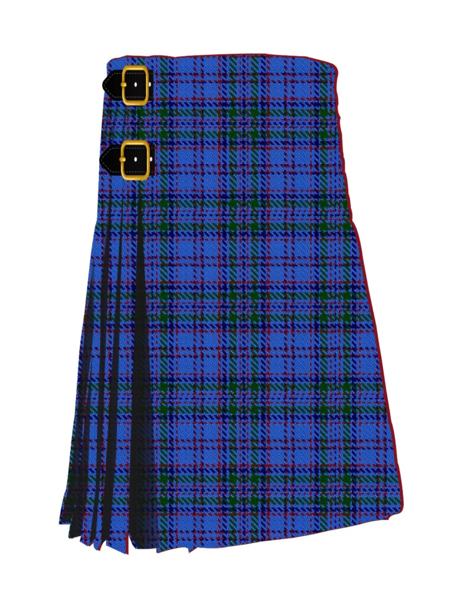 Bermuda Blue Tartan Kilt