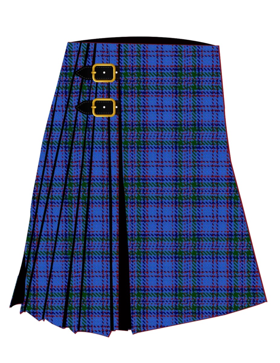 Bermuda Blue Tartan Kilt
