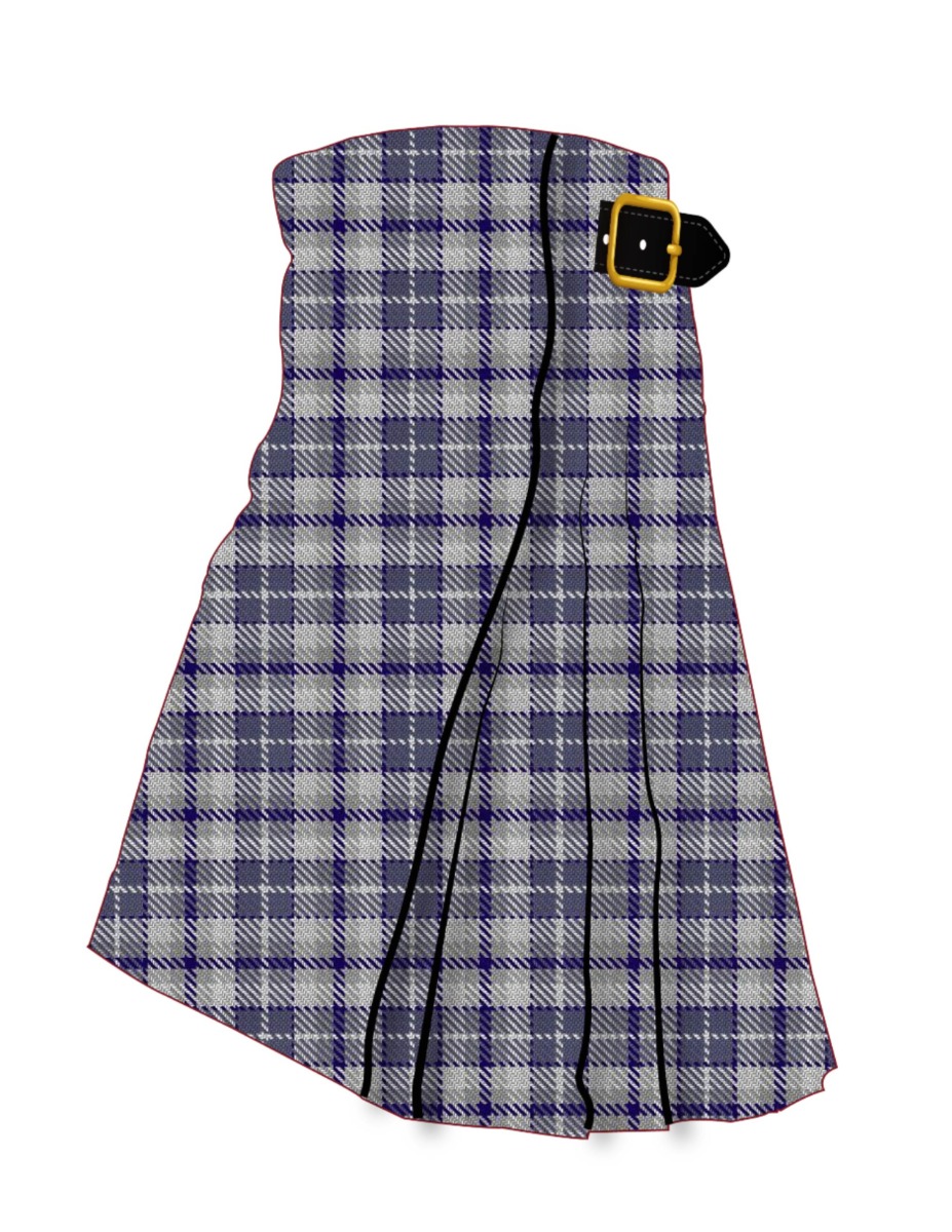 Bertha Park High School Junior Tartan Kilt
