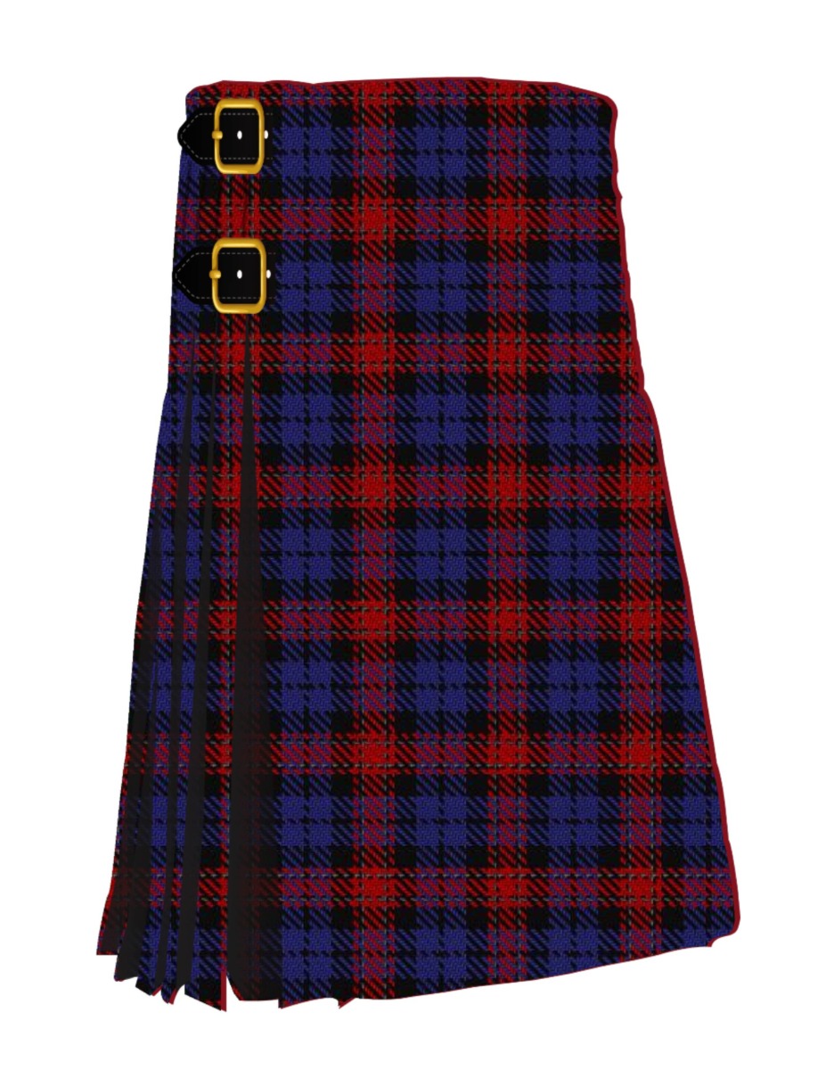 Black and Red Tartan Kilt