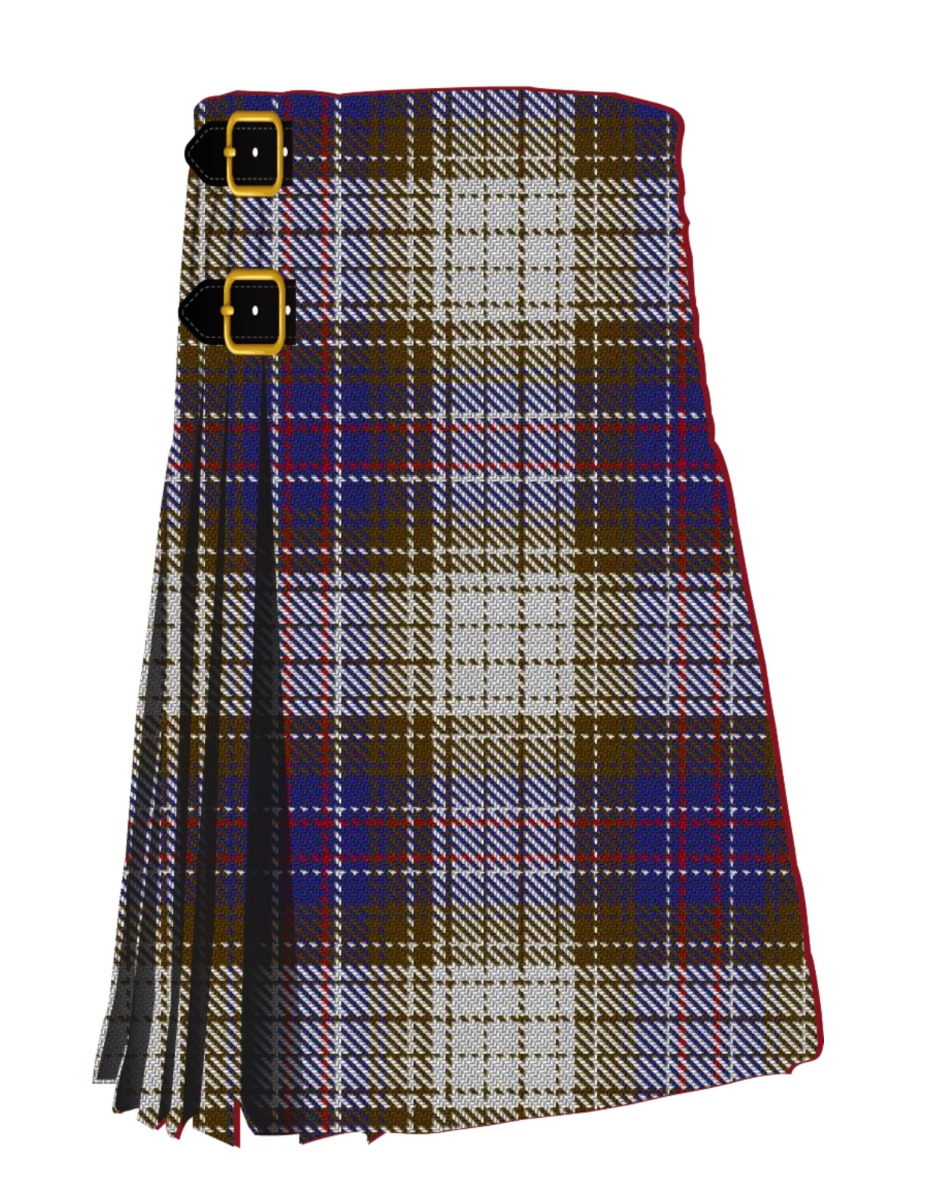 Black and White Colourway Tartan Kilt