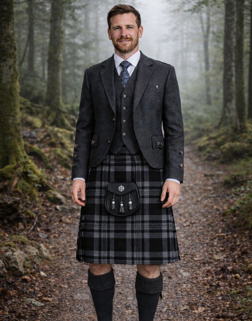 Black Isle tartan kilt