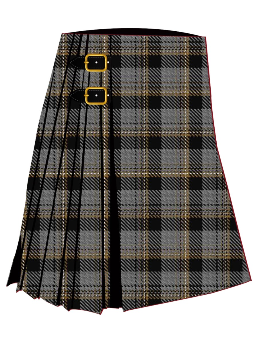 Black Onyx Tartan Kilt