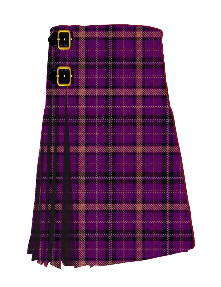 Black Rose Tartan Kilt