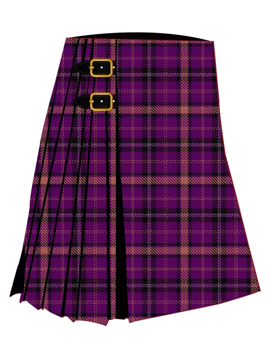 Black Rose Tartan Kilt