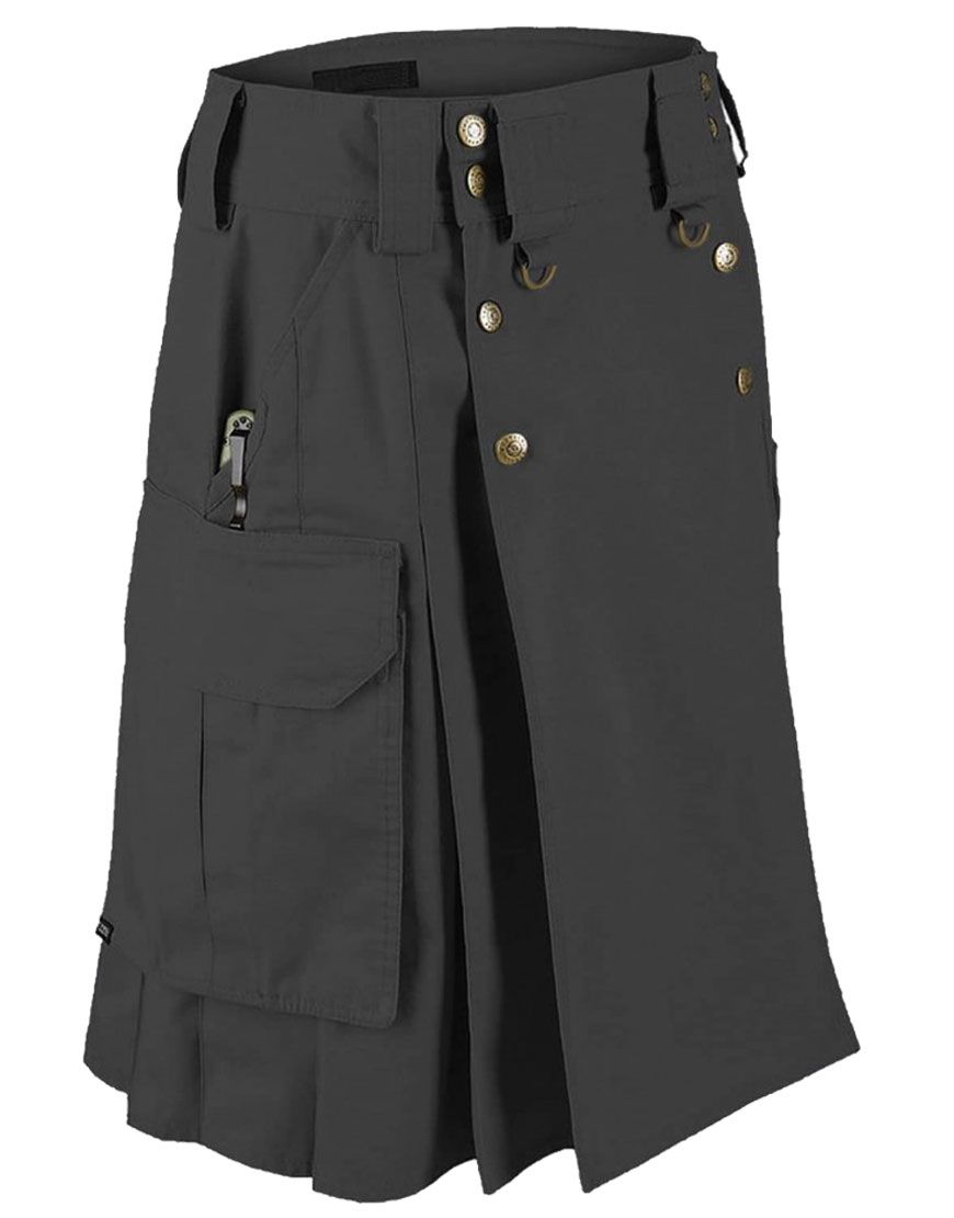 Black Tactical Utility Kilt