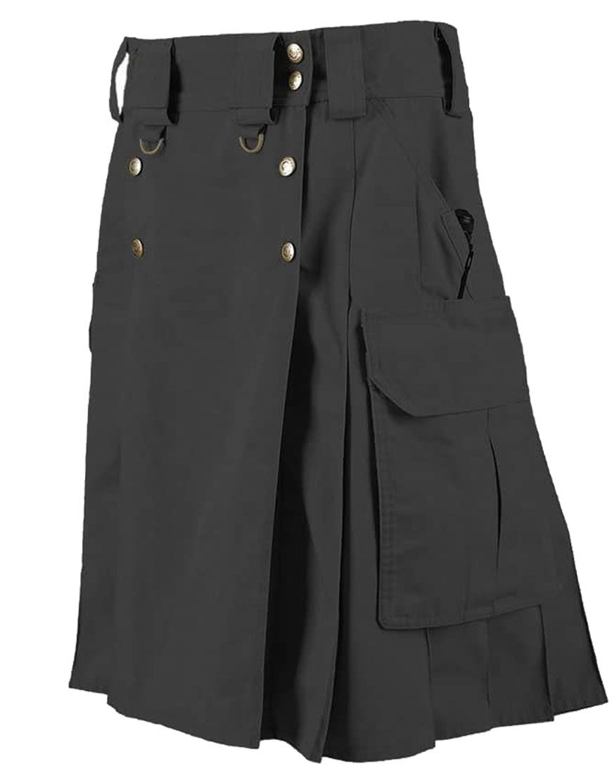 Black Tactical Utility Kilt