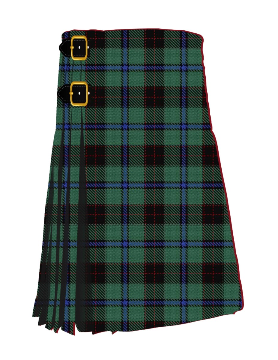 Black Thistle Tartan Kilt