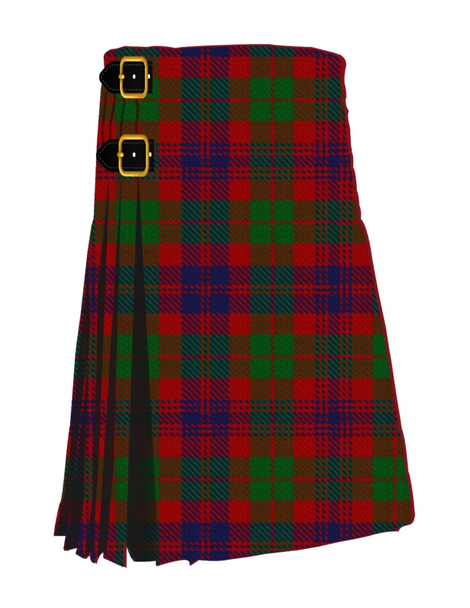 Black Watch (Band Plaid) Tartan Kilt