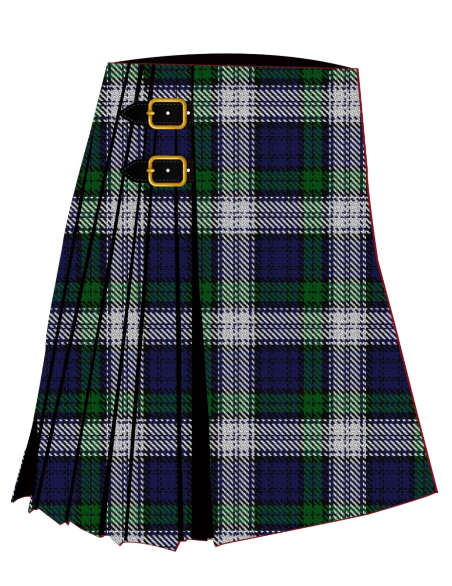 Black Watch Dress (Asymmetrical) Tartan Kilt
