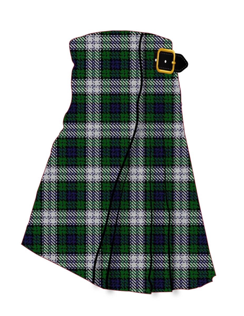 Black Watch Dress (Symmetrical) Tartan Kilt