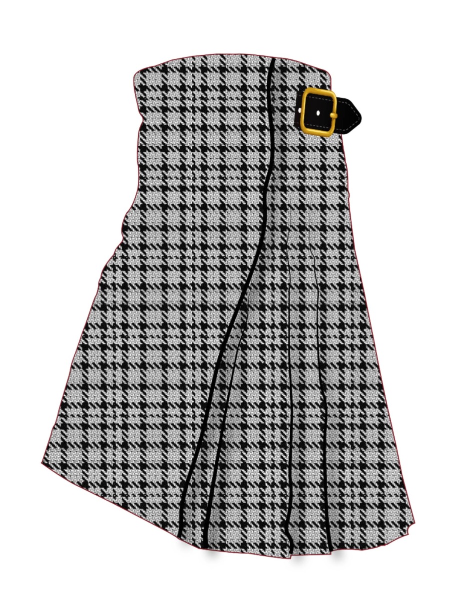 Black Watch Ground Colour Tartan Kilt