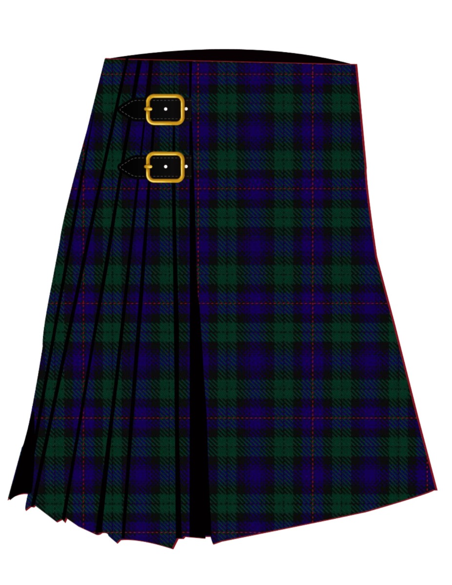 Black Watch Isetan Men's Tartan Kilt