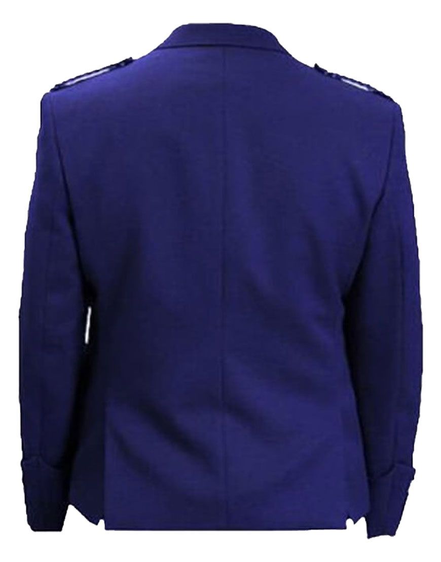 Black Argyll Jacket With 5 Buttons Vest Best