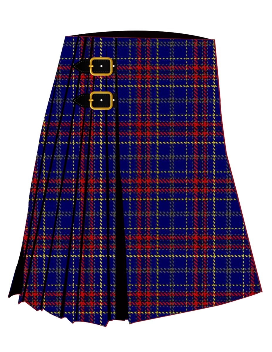 Blue Brough from Orkney Tartan Kilt
